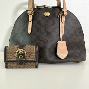 Vintage Coach Bag + Wallet Bundle